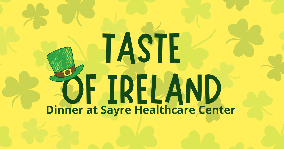 A Taste of Ireland at the Healthcare Center