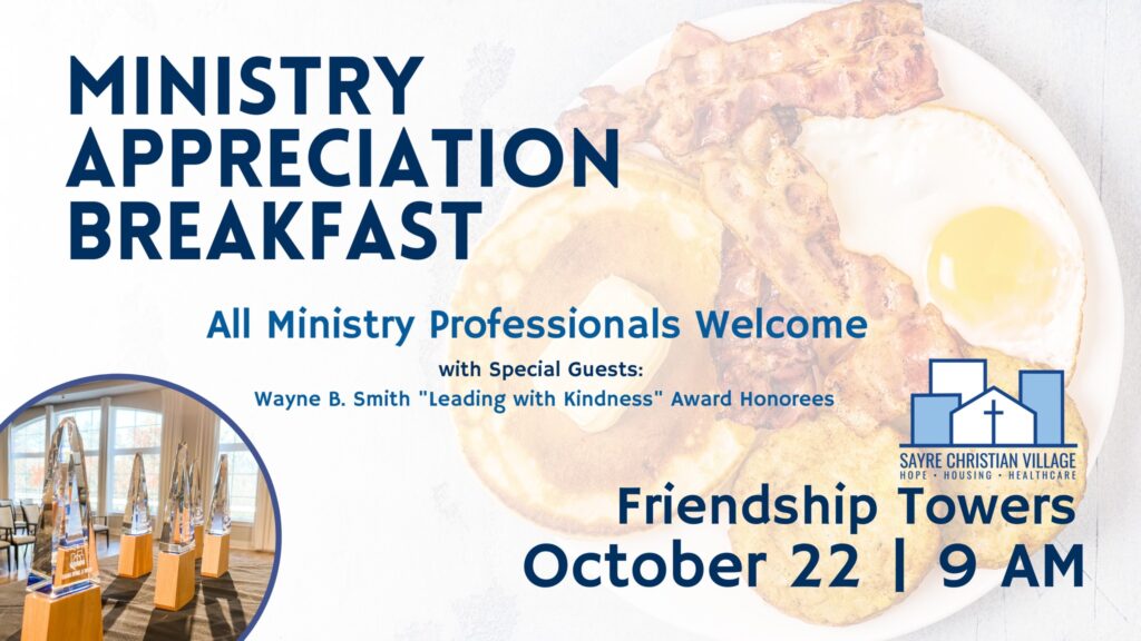 Ministry Appreciation Breakfast Ministry Appreciation Breakfast