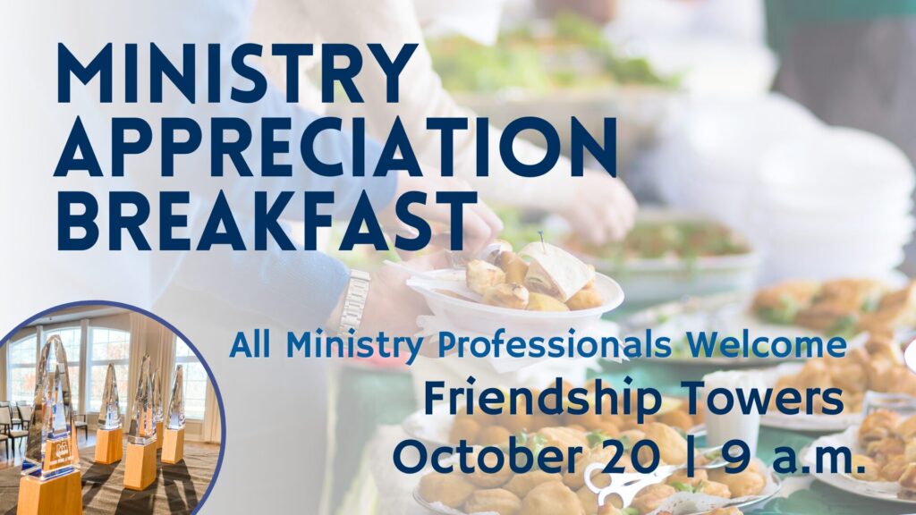 Ministry Appreciation Breakfast invite 2026